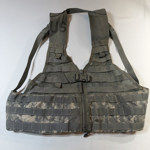 USGI Other - ACU FLC Vest Fighting Load Carrier, US Army MOLLE II Digital Camo USGI